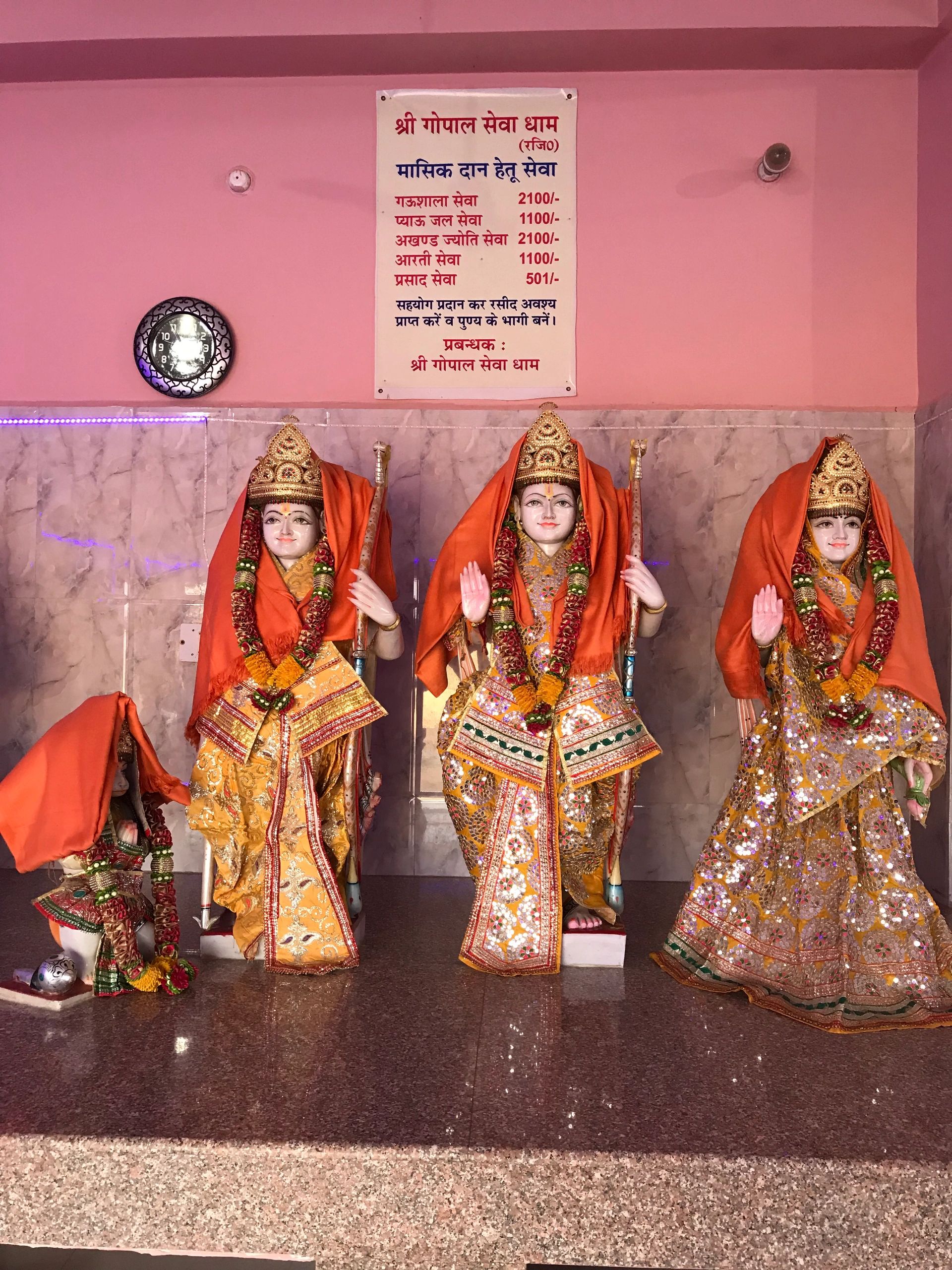 Temple Sewa at Shri Gopal Sewa Dham
